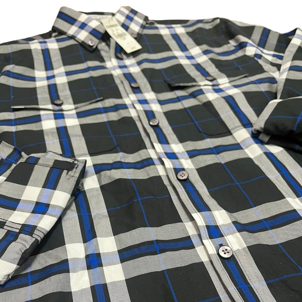 Express / Button Down / Blue Striped / Mens / S